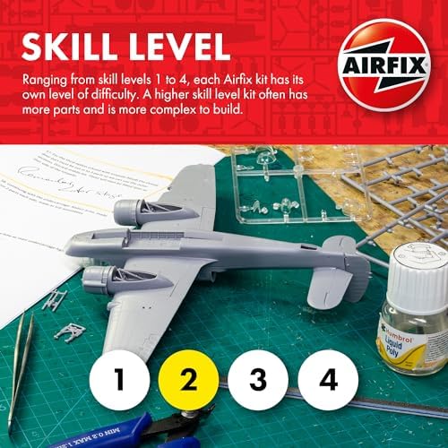 Airfix Model Tank - A01315V WWI Male Tank Mk.I, Plastic Model Kits for Adults & Kids 8+, 1:76 Scale, Skill Level 2, WW2 Theme Military Models, World War 2 Tanks Airfix