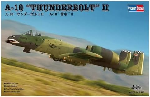 Hobby Boss A-10 Thunderbolt II Airplane Model Building Kit Hobby Boss