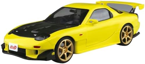 Aoshima Initial D: Takahashi Keisuke FD3S RX-7 Project D 1:24 Scale Model Kit Aoshima