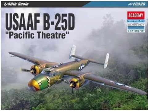 ACA12328 1:48 Academy B-25D Mitchell 'Pacific Theater' [Model Building KIT] Academy