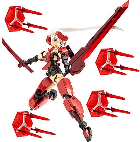 Kotobukiya Frame Arms Girl & Weapon Set, Jinrai Ver., Total Height: Approx. 5.9 inches (150 mm), Non-scale, Plastic Model Kotobukiya