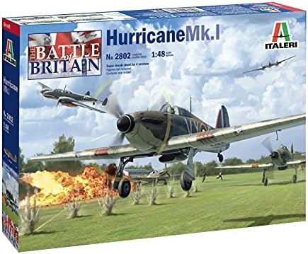 Italeri 2802S 1:48 Hurricane Mk.I, Faithful Replica, Model Making, Crafts, Hobbies, Gluing, Plastic Construction kit, Assembly Italeri