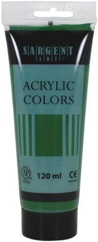 Sargent Art 23-0372 120Ml Tube Acrylic Paint, Dark Green Sargent Art