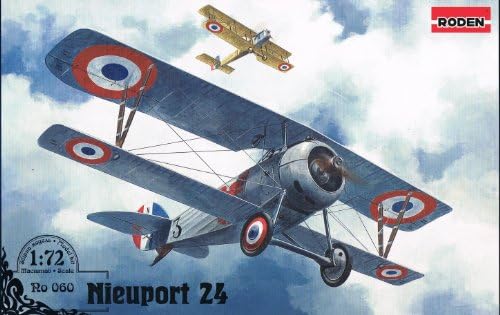 Roden Nieuport 24 Airplane Model Building Kit, 1/72 Scale Roden