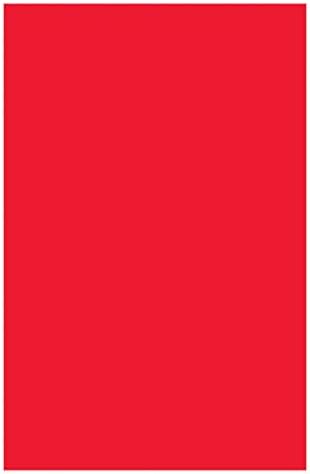 Pacon® PAC72740 Plastic Art Sheet, 11" X 17", Red, Pack of 8 Pacon