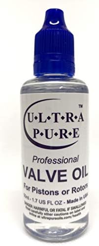 Synthetic Valve Oil for Trumpet, Horn, Brass Instruments 1.7 fl. oz / 50ml Ultra-Pure Oils