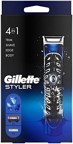 Триммер ProGlide Styler 3-в-1 для стрижки, бритья и точной обводки, водонепроницаемый Gillette