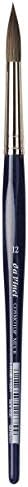 da Vinci Watercolor Series CosmoTop Mix B Paint Brush, Round Synthetic/Natural Mix, Size 12 (5530-12) Da Vinci Brushes