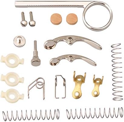 BQLZR Trumpet Valve Cork Pad Drain Valve Key Kit with Cornet Spring Repair Set Bqlzr