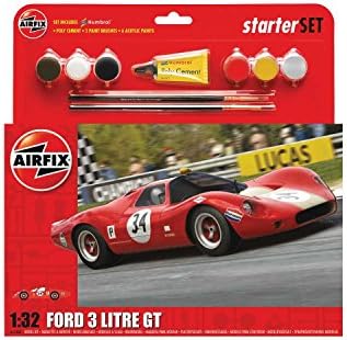 Airfix 1:32nd Scale Ford 3 Litre GT Plastic Model Large Starter Gift Set Airfix