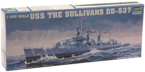 Модель корабля Trumpeter 1/350 USS The Sullivans DD537 с деталями и фотоотравленными элементами Trumpeter