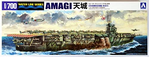 Aoshima 1/700 Scale I.J.N. Aircraft Carrier Amagi - Plastic Watercraft Model Building Kit # 00960 Aoshima