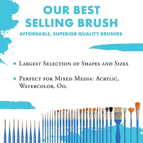 Princeton Select Artiste, Series 3750, Paint Brush for Acrylic, Watercolor and Oil, Filbert Grainer, 1/2 Inch Princeton Art & Brush Company