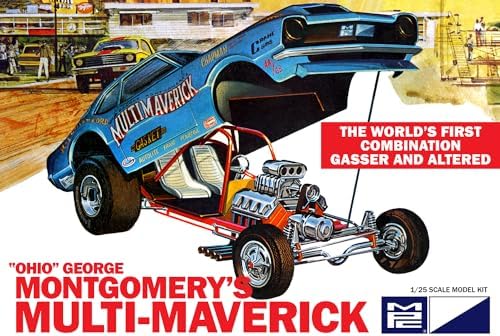 MPC Multi Maverick Funny Car 1:25 Scale Model Kit Mpc