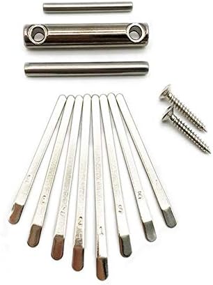 Jiayouy Kalimba Thumb Piano 8 Keys Bridge Saddle Hardware Pack for Kalimba Thumb Piano DIY Replacement Part Accessory Jiayouy