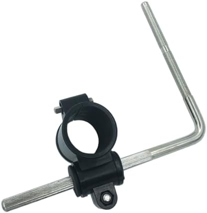 Electronic Drum Rack Mounting Clamp with 8.5mm-10mm L-Rod, 1.45inch Drum Rack T Clamp Drum Rack Tube Clip Bracket for Electronic Drum Kit Tom Drum Snare Drum Pad Mount TUOREN