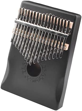 Kalimba Kit, Thumb Piano 17 Key Black Wider Vocal Range Lightweight for School Naroote