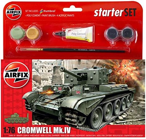 Airfix Cromwell MkIV Starter Gift Set (1:76 Scale) Airfix