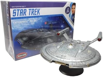 Polar Lights Star Trek NX-01 Enterprise (Snap) 2T 1:1000 Scale Model Kit Amt