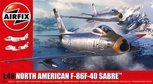 Airfix North American F-86F-40 Sabre 1:48 Military Aviation Plastic Model Kit A08110 Airfix