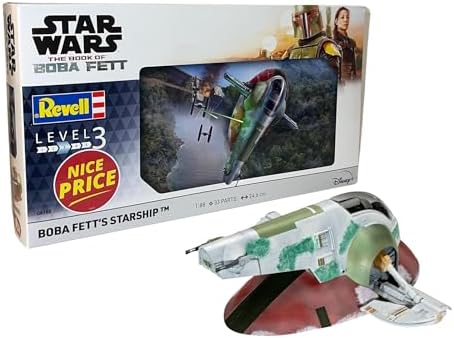 Пластиковая модель для сборки и окраски Revell 06785 Star Wars: Звездолет Бобы Фетта - Космический корабль 1:88 Revell