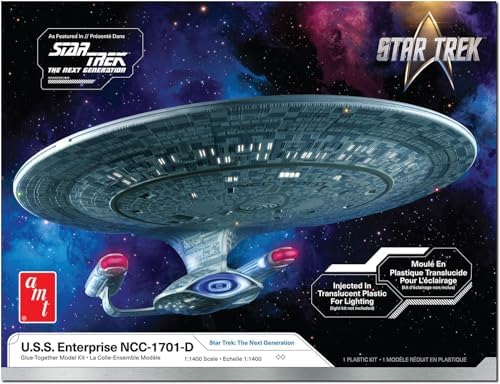 AMT Star Trek: The Next Generation U.S.S. Enterprise NCC-1701-D 1:1400 Scale Model Kit Amt