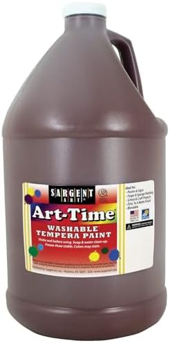 Sargent Art Art-Time Washable Tempera Paint 128 Oz Blue Color, Arts & Crafts Supplies for Home or School Sargent Art