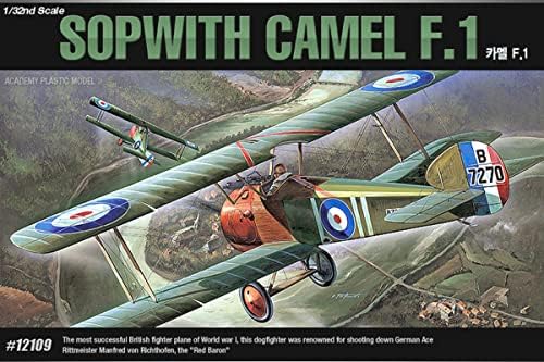 Academy Military Plastic Model Kit 1/32 Scale Sopwith Camel F.1 12109 NIB /ITEM#G839GJ UY-W8EHF3163451 Academy