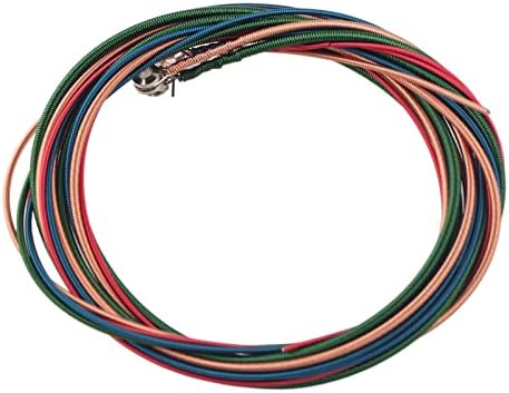 Electric Bass Strings 4-String Colorful Electric Bass Strings Instrument in Various Gauges RiToEasysports