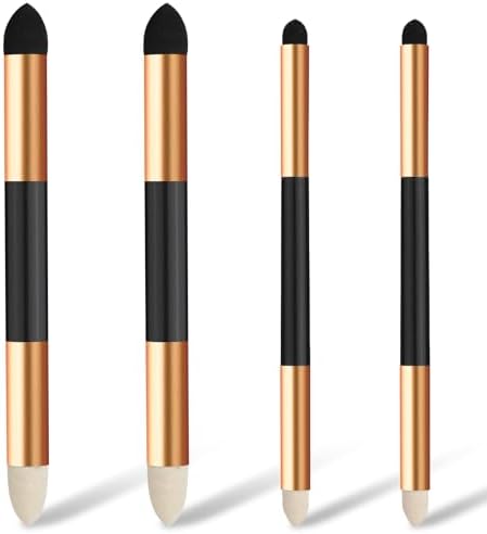 4pcs Artist Blending Sponge Pen, 2 Sizes Double-Headed Blending Pen Sketch Pen Brush Rubbing Sponge Drawing Art Blender Drawing Blender for School Home Artists Gift Peutier