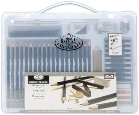 Royal & Langnickel Essentials ClearView Sketching Art Set, 44pc Royal & Langnickel