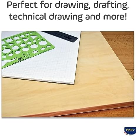 Air-Tite Wooden Drawing Board 24" x 36" - Plain Edge Maped Helix USA