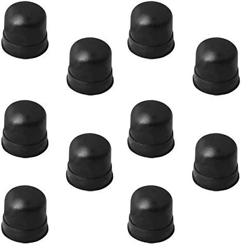 Liyafy Black Trombone Slide Rubber End Tip Bumper for Brass Instrument Parts 10Pcs Jiayouy