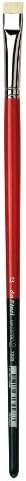 da Vinci Hog Bristle Series 7223 Maestro 2 Artist Paint Brush, Flat Extra-Short with Red Handle, Size 12 (7223-12) Da Vinci Brushes