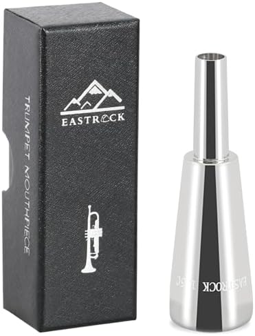 EASTROCK Trumpet Mouthpiece1.5C Trumpet Mouthpiece Brass Heavy Bullet Shape Instrument Accessories GOLD EASTROCK