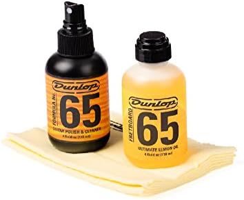 Набор для чистки JIM DUNLOP 6503: Formula 65 и масло Ultimate Lemon Oil с двумя тряпками в комплекте JIM DUNLOP