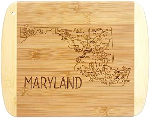 Totally Bamboo A Slice of Life Alabama State Serving and Cutting Board, 11" x 8.75" Totally Bamboo