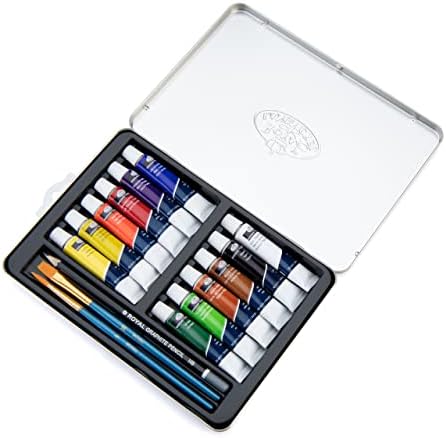 Royal & Langnickel Acrylic Painting Art Set W/Tin Royal & Langnickel