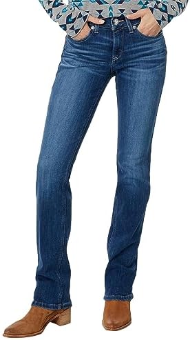 ARIAT Real Perfect Rise Abby Straight Leg Jeans Mackenzie 31 R Ariat