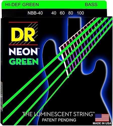 DR Strings HI-DEF NEON Bass Guitar Strings (NGB-40) DR Strings