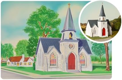 Bachmann Trains - PLASTICVILLE® U.S.A. 75TH Anniversary Cathedral KIT - O Scale Bachmann