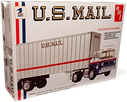 AMT - Ford C600 US Mail Truck w/USPS Trailer Amt