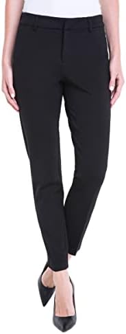 Liverpool Women's Petite Kelsey Straight Leg Trouser in Super Stretch Ponte Liverpool