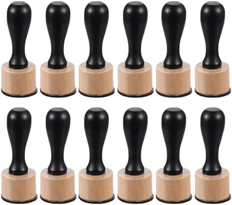 PATIKIL Ink Blending Tool, 24 Pcs Ink Mixing Blending Tool with Round Foam Refills for Blending Scrapbooking Painting Drawing Craft Art Tools, Black Patikil