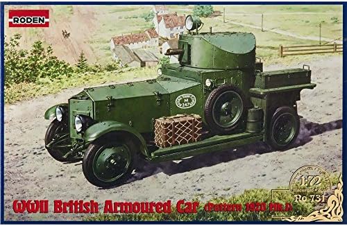 Roden 731 – Model Kit British Armoured Car Pattern 1920 MK I, Grey Roden