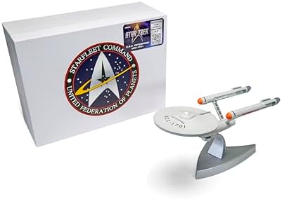 Corgi Diecast Spaceships - CC96610 Star Trek - USS Enterprise NCC-1701 (The Original Series) - Spaceship Toy Model, Collectible Space Toys for Adults & Kids, Rocket Ship Sci Fi Gifts Corgi