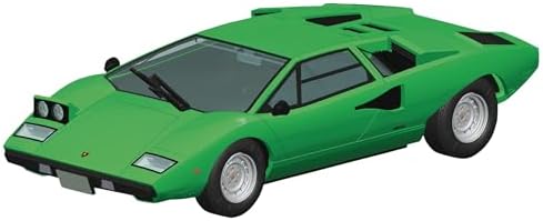 Aoshima Lamborghini Countach LP400 (Green) 1:32 Scale Model Kit Aoshima