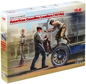 ICM 24018 Plastic Figure Models American Gasoline Loaders (1910s) (2 Figures) - Scale 1:24 Icm