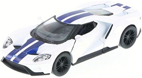 KiNSMART 2017 Ford GT, White 5391DF - 1/38 Scale Diecast Model Toy Car KiNSMART