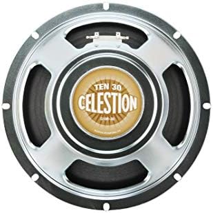 Гитарный динамик CELESTION Ten 30, 30 Вт, 10 дюймов, 95 дБ, 85-5000 Гц CELESTION